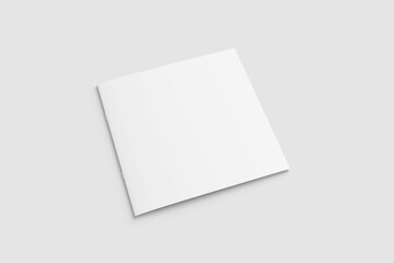 Square brochure mockup