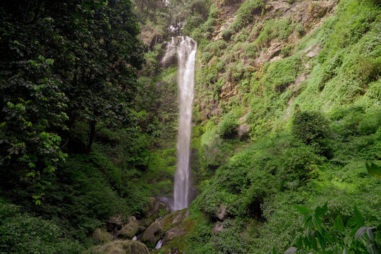 beautiful water fall in himalaya