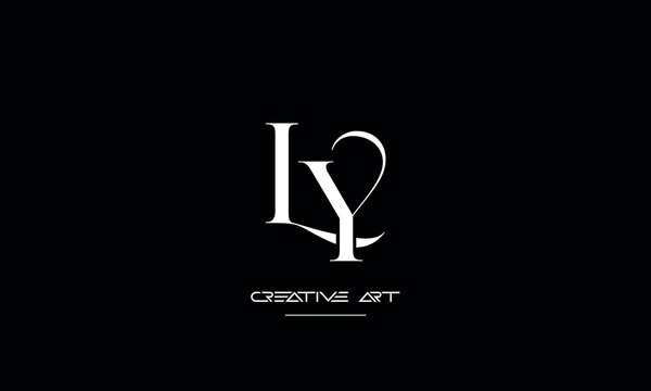Creative Initial Letters YL Logo Designs. in 2023