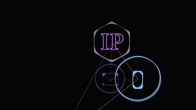 Plexus with HUD elements. Abstract background with figure . The concept of business, statistics.