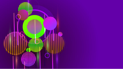Purple graphic abstract cover technology background