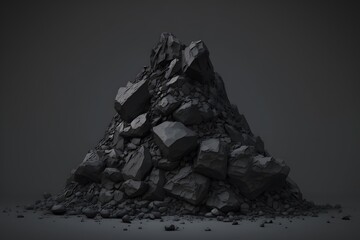 coal created using AI Generative Technology