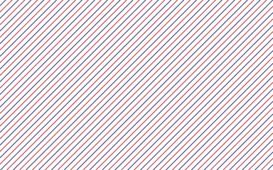 Red and blue diagonal stripes seamless pattern background vector illustration