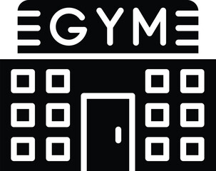 Gym Vector Icon Design Illustration
