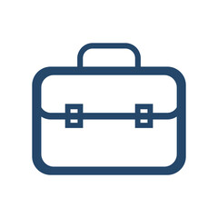 briefcase icon on white background