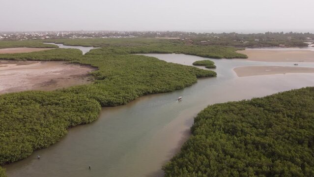 Lagune de la Somone 7 - Senegal - Saloum - Shot taken with drone