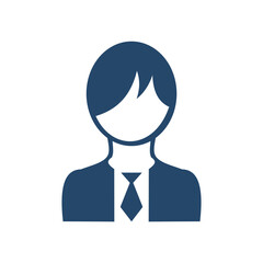 business person icon vector