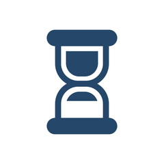 blue icon with a key on a white background