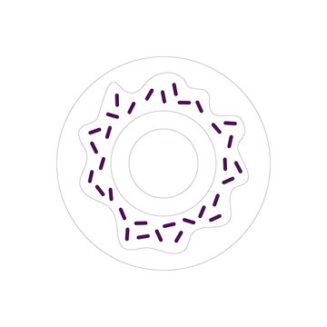 donut icon PNG image with transparent background