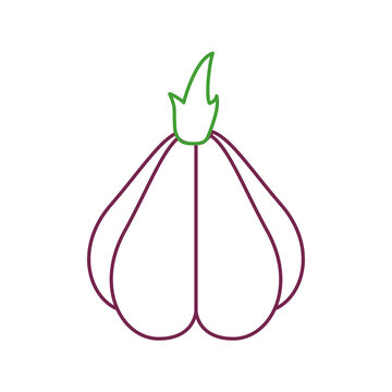 Eggplant PNG image icon with transparent background