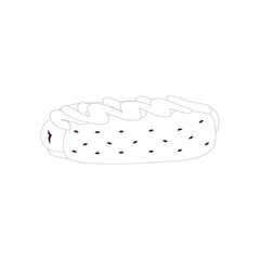 Hot dog PNG image icon with transparent background