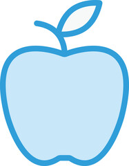 Apple Vector Icon Design Illustration