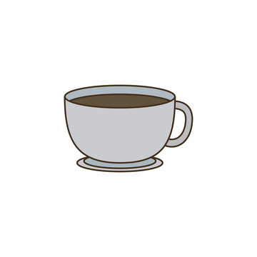 Coffee cup PNG image icon with transparent background