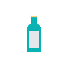Wine bottle PNG image icon with transparent background