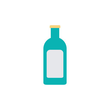 Wine bottle PNG image icon with transparent background