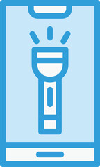 Torch Vector Icon Design Illustration