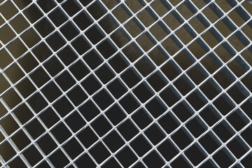 metal grid background