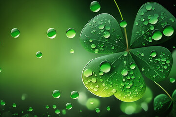 abstract background, saint Patricks day, shamrock 