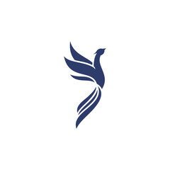Fototapeta premium Phoenix logo template, Fire-bird, Eagle logo 