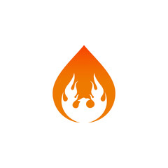 Phoenix logo template, Fire-bird, Eagle logo
