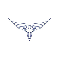 phoenix wing logo animal abstract
