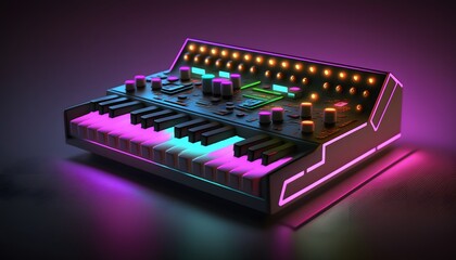 synthesizer created using AI Generative Technology