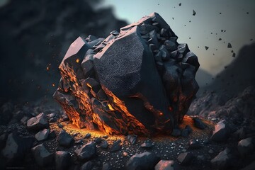 igneous rock created using AI Generative Technology