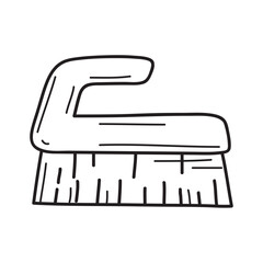 handle brush doodle style