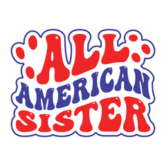 Retro 4th July design, 