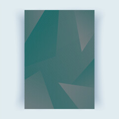 Cover with abstract lines. Cover layouts A4 format, vertical orientation. Abstract background, vector Eps10