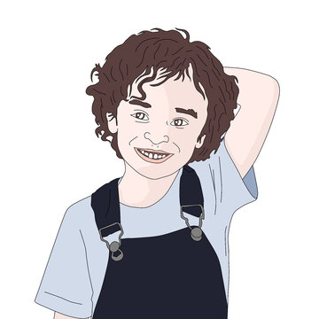 child drawing
