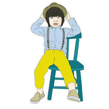 child drawing
