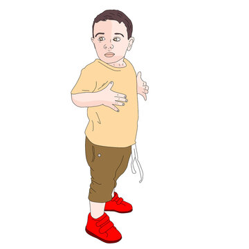 child drawing
