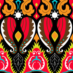 Ethnic pattern. Seamless Geometric Tribal Indigenous T-shirt Embroidery, Carpet, Wallpaper, Wrap,