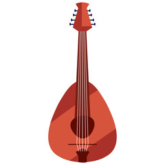 Obraz na płótnie Canvas lute instrument musical