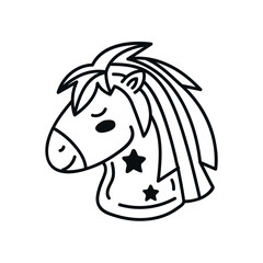 little pony horse doodle