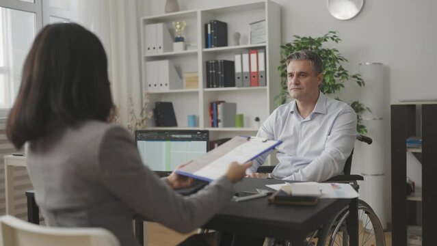 HR rejecting applicant wheelchair user, disability unfriendly, discrimination