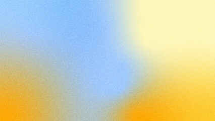 Abstract color pastel gradient blurred background. Summer banner. Digital Grain Noise Texture...