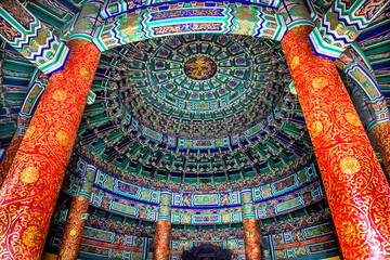 Prayer Hall Inside Temple of Heaven Beijing China