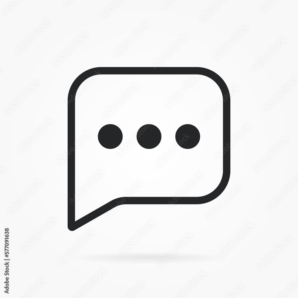 Aufkleber 3d isolated vector elements. Minimal modern message, chat, speak, dialog, chatting icon emblem symbol. 3d blue messaging chatting icon. Mobile app icons for UI UX website mobile app