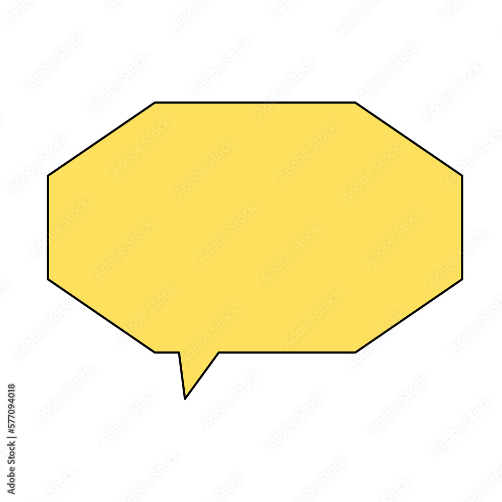 Poster simple bubble text for comic element