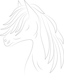 Unicorn Vector Line art coloring pages unicorn illustration for coloring book