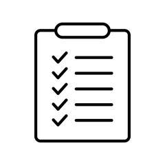 Clipboard and checklist icon. Project management, questionnaire icon. To do list vector icon for web site and app design.