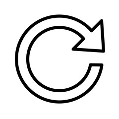 refresh stroke icon