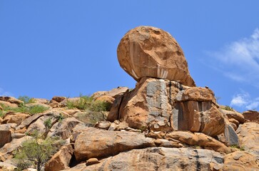 Felsformation in Ai Aiba (Namibia)