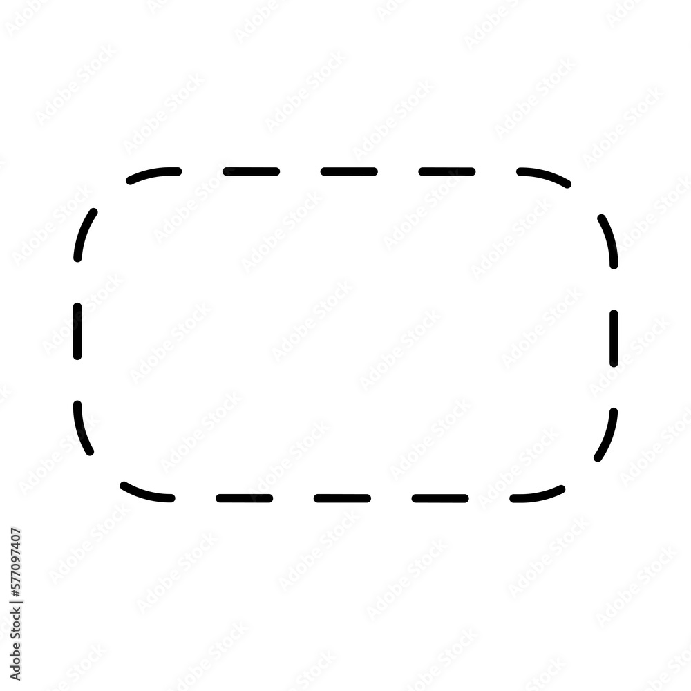 Poster border for copy space