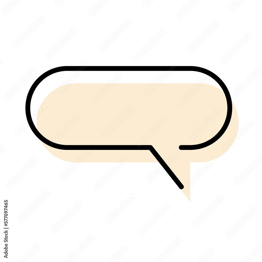 Poster simple bubble text