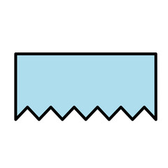 blue bookmark illustration