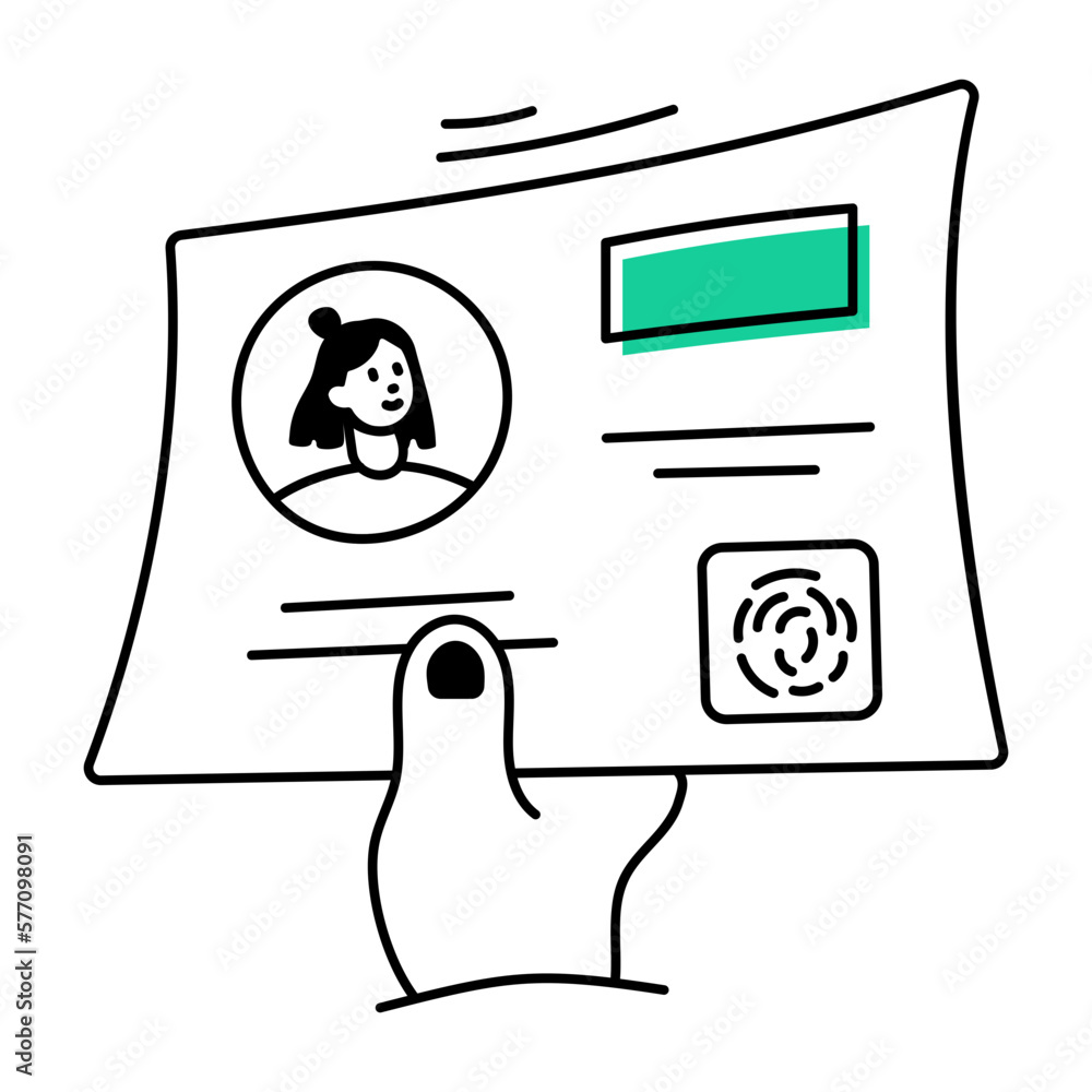 Canvas Prints profile biometric