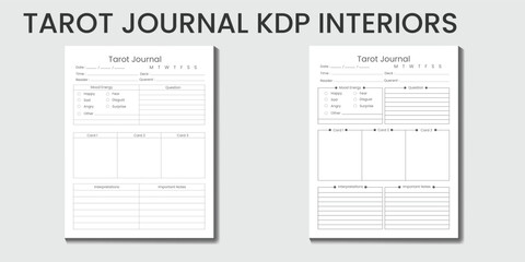 Naklejka na ściany i meble Tarot Journal 2023-2024 KDP interiors